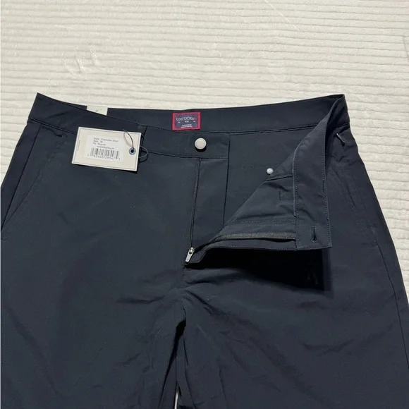 UNTUCKit Men's Dark Blue Flat Front Shorts - Picture 8 of 11